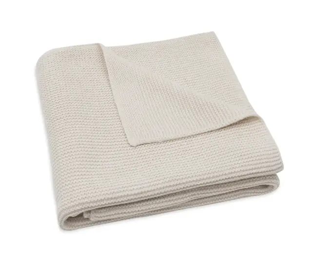 Πλεκτή Κουβέρτα Basic Knit Nougat (75x100 εκ.) – Jollein