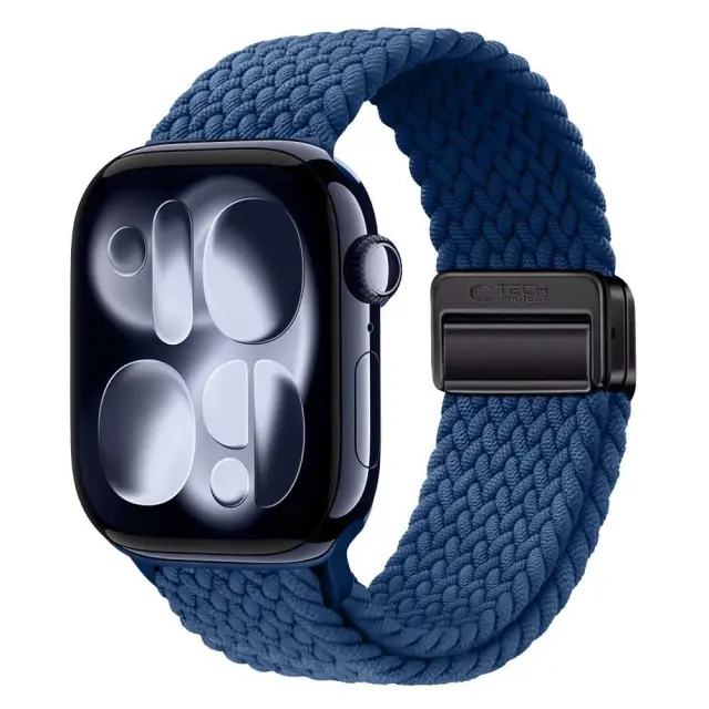 Tech-protect Nylonmag Apple Watch 8 / 9 / 10 / 11 / 12 / Se / Ultra (44 / 45 / 46 / 49 Mm) Montego Blue 3