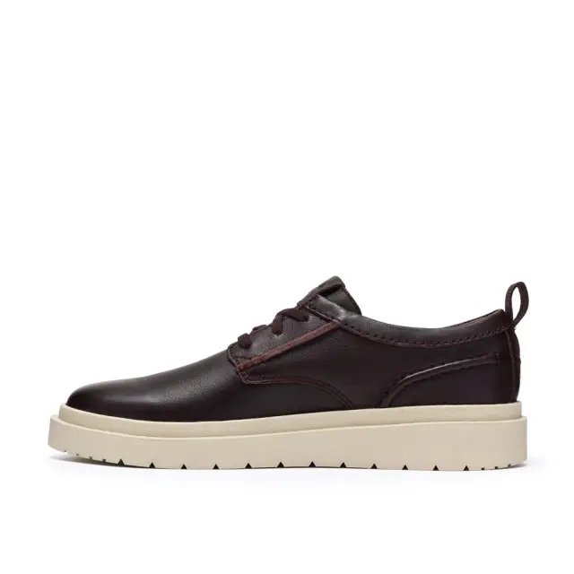 Clarks Polden Lace Brown Brown Leather - 43 2
