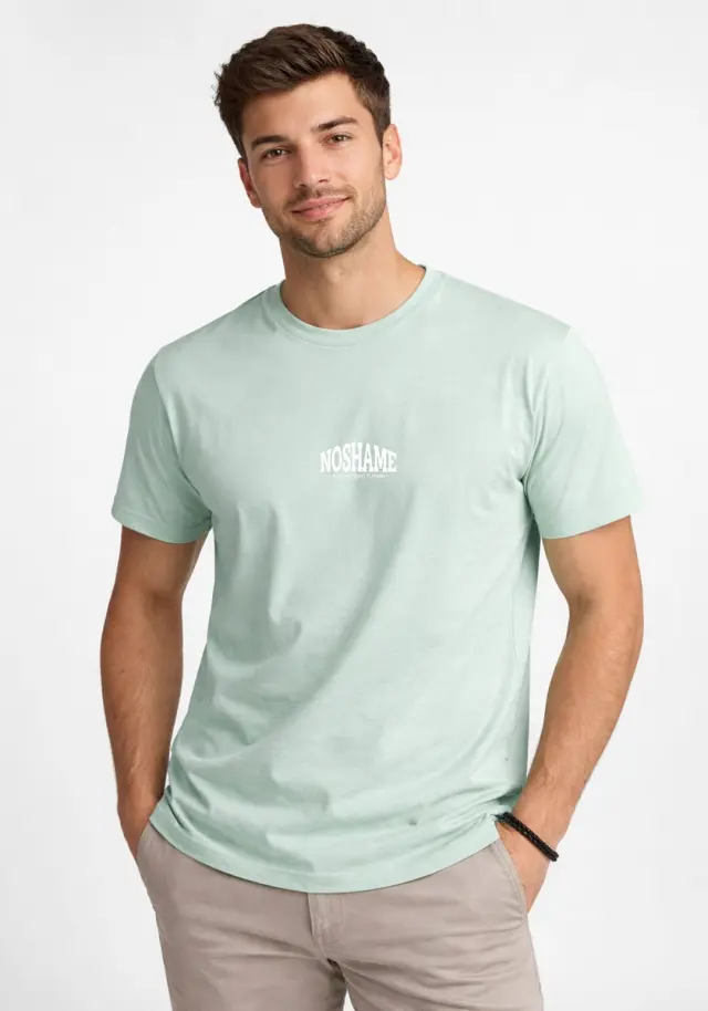 T-shirt Noshame® Mint με τύπωμα - 152669 - XXL