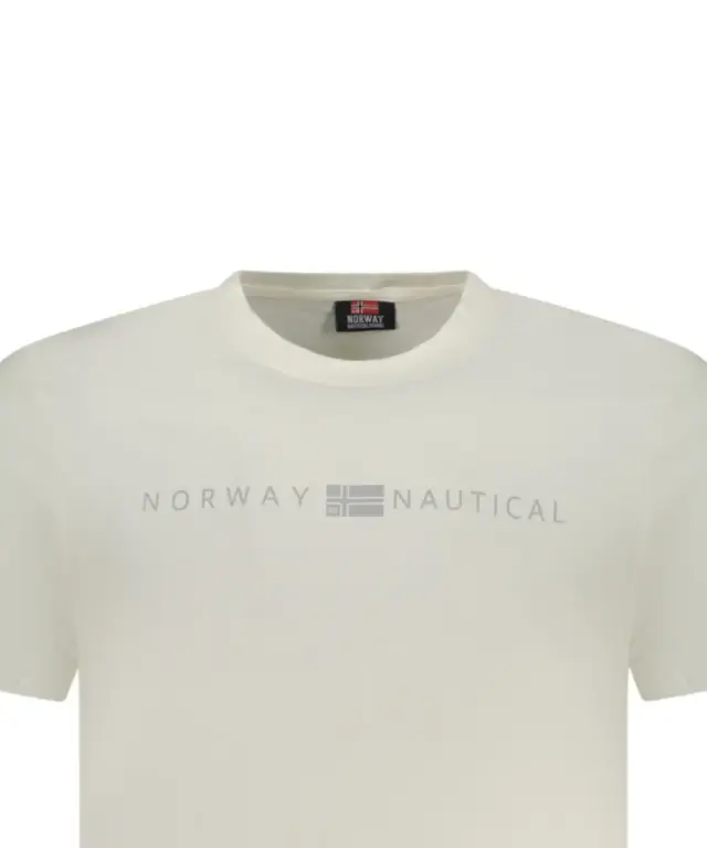 Norway Nautical School - Ανδρικό T-shirt Κοντομάνικο 846011-WHITE Λευκό 3