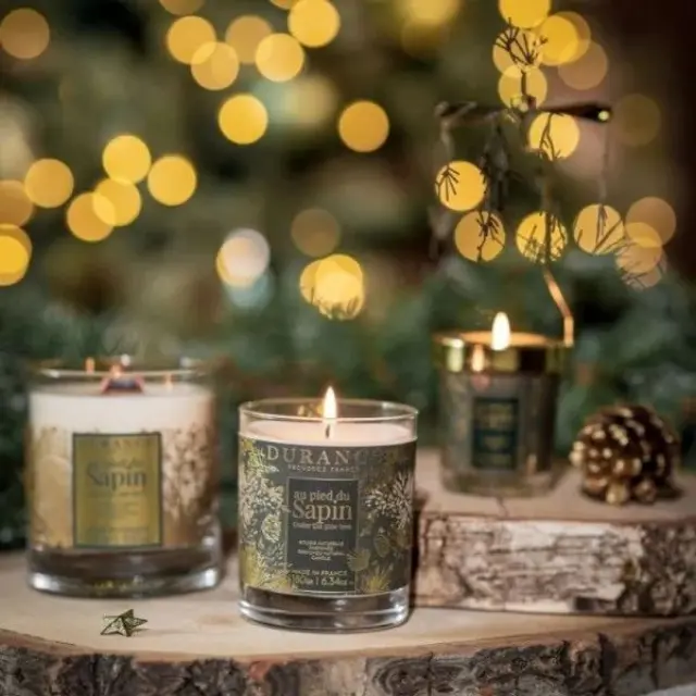 Durance candle Under The Pine-Noel 2024-Αρωματικό Κερί με ξύλινο φυτίλι 280g 3