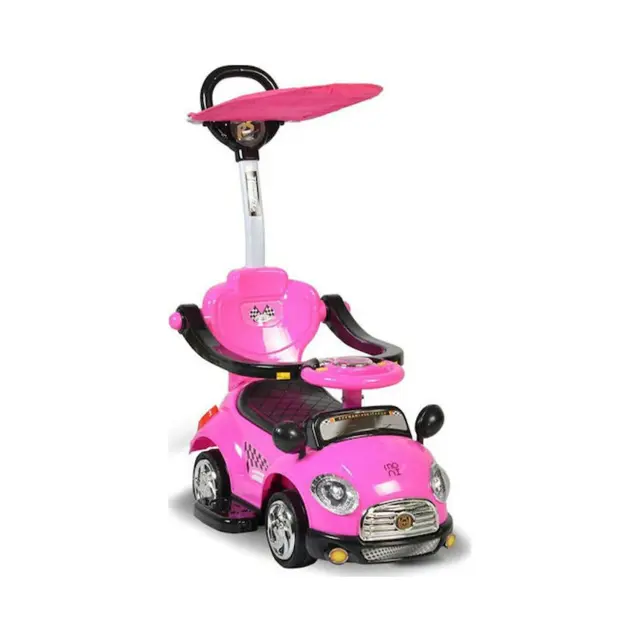 Περπατούρα Αυτοκινητάκι Με λαβή Γονέα Ride On Paradise Pink 3800146230289 2