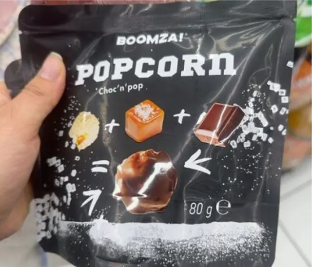 Boomza Pop Corn Salted Caramel 80gr