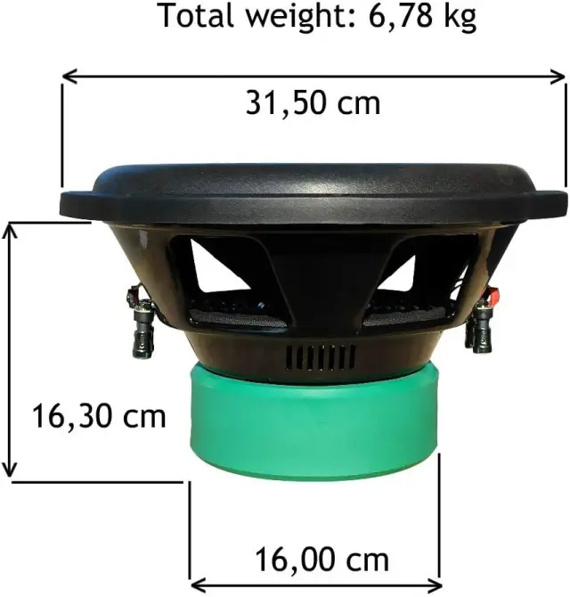 ipnosis subwoofer IPW 7030.D4/ 12'' 2