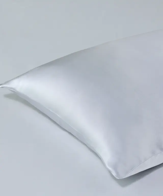 Μαξιλαροθήκη 50x75 Stylish Kentia Silk Z22B Grey 100% Μετάξι
