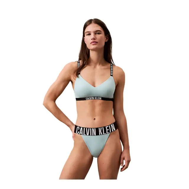 Calvin Klein Γυναικείο Μπουστάκι Lightly Lined Bralette, Χρώμα Ether - S 3
