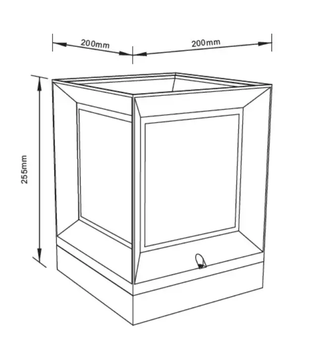 it-Lighting Caddo 1xE27 Outdoor Light Anthracite (80400414) 2