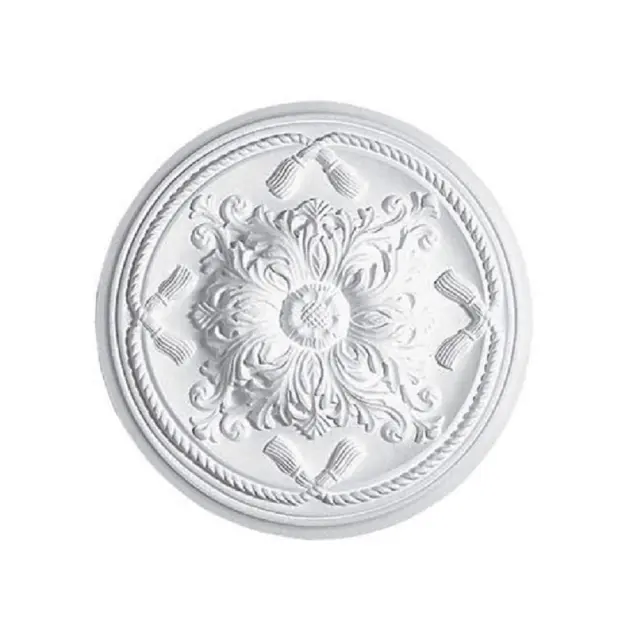 Deco Ροζέτα Οροφής Φωτιστικού πολυστερίνης 450mm Λευκή / Esmeralda