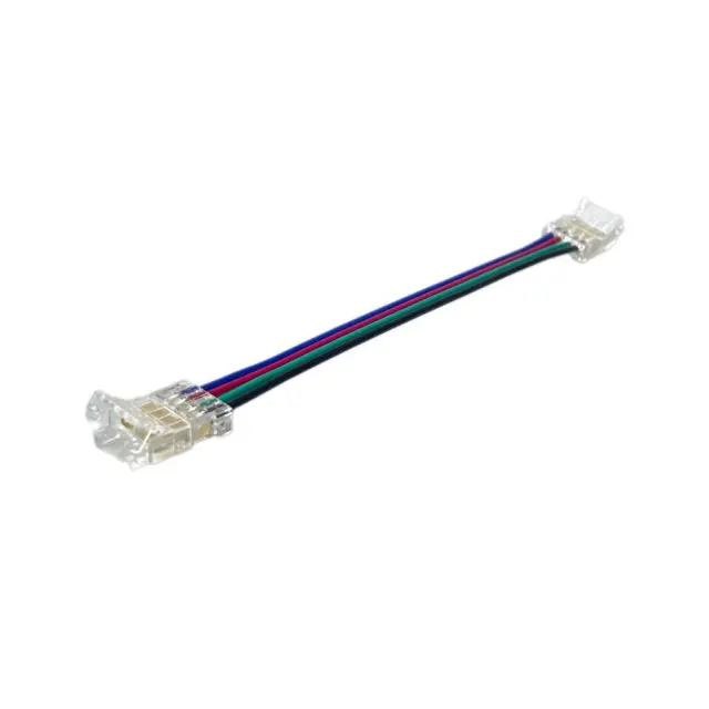 Aca Light ΕΝΔΙΑΜΕΣΟΣ ΣΥΝΔΕΣΜΟΣ ΜΕ ΚΑΛΩΔΙΟ ΓΙΑ 10mm RGB COB ΛΩΡΙΔΑ LED