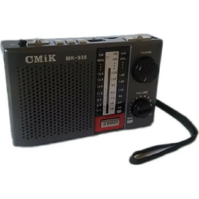 CMIK MK-918 Retro Φορητό Ραδιόφωνο Επαναφορτιζόμενο Μαύρο 3