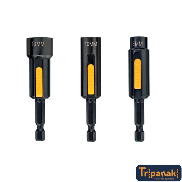 DeWalt DT7460 - Σετ Μυτοκάρυδα Μαγνητικά 8/10/13mm 3τμχ