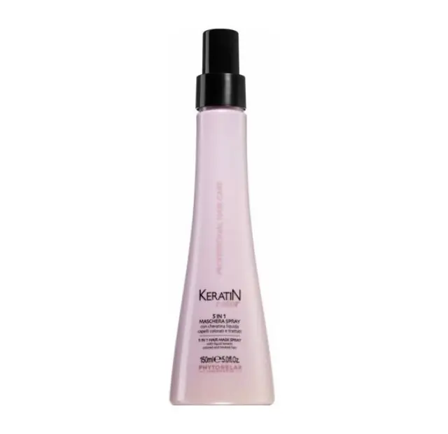 Phytorelax Keratin Color 5 in 1 Hair Mask Spray Θεραπευτική Μάσκα σε Σπρέι για Προστασία Χρώματος των Βαμμένων Μαλλιών, 150ml