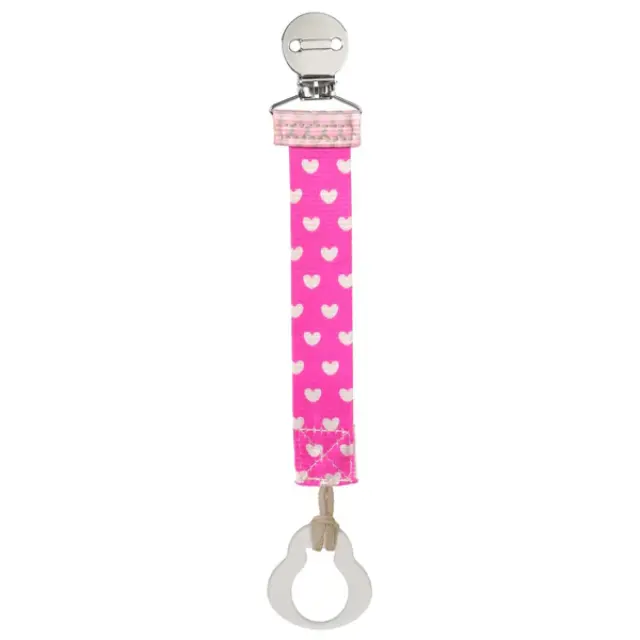Chicco Pacifier Fashion Clip Κλιπ Πιπίλας σε Ροζ Χρώμα, 1 τεμάχιο 2