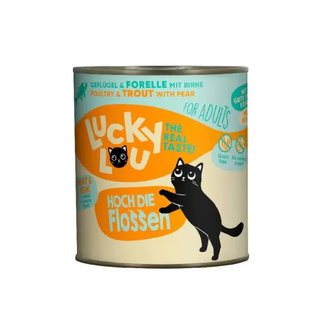 Lucky Lou LifeStage Adult Πουλερικά & Πέστροφα (με Αχλάδι) 800gr