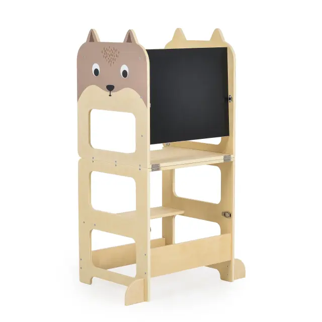 Moni 3 σε 1 Montessori Ξύλινος πύργος εκμάθησης ζωγραφικής 3801005600816