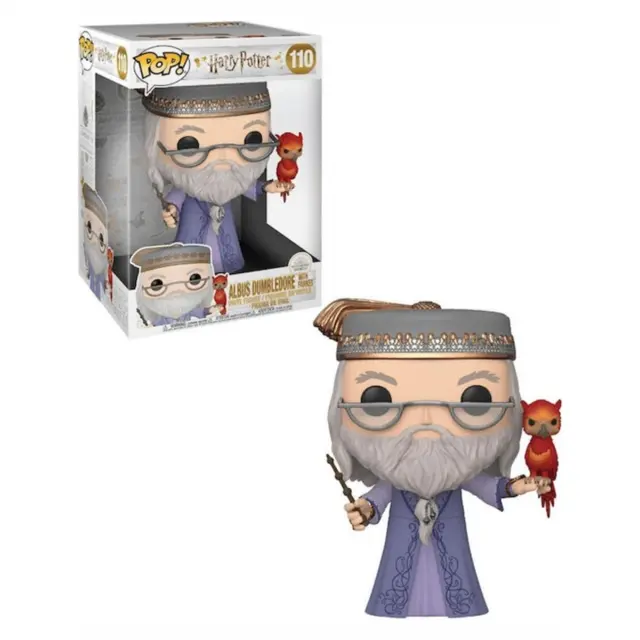 Φιγούρα Funko Pop! Movies: Harry Potter - Dumbledore w/Fawkes #110 Supersized 10"​ (25cm) 2