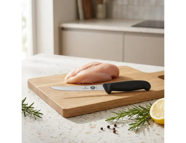 Μαχαίρι Ξεκοκαλίσματος Victorinox Fibrox με μήκος λεπίδας 15cm - Black5.6203.15