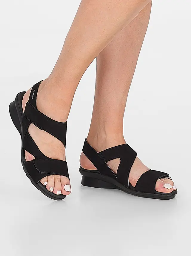 Mephisto Πέδιλα Γυναικείο δέρμα Nubuck Μαύρο MEP/PASKA BLACK - 41 2