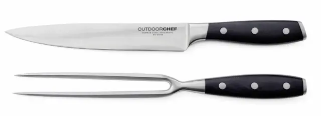Μαχαίρι & Πηρούνα Σετ Premium - Outdoorchef 2