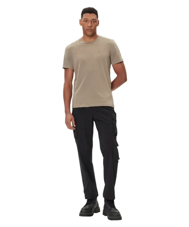 Napapijri - Ανδρικό T-shirt Salis Ss Sum Regular Fit NP0A4H8D-N1T Χακί - S 2