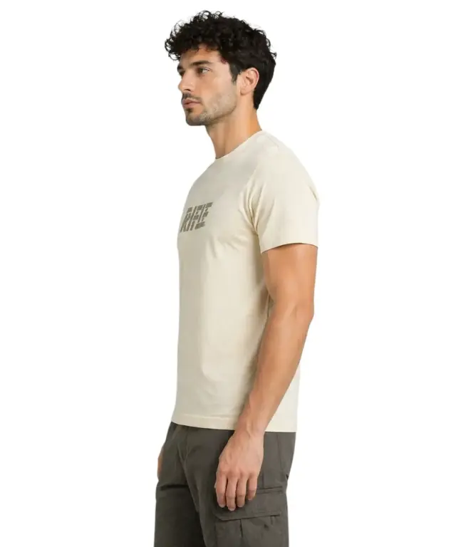 Rifle - Ανδρικό T-shirt RFT001-SABBIA Μπεζ - 3XL 3
