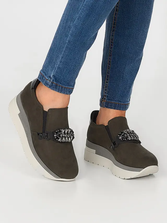 Comart Sneakers Γυναικείο Άλλα Υλικά Γκρί ART/5474 TAUPE 2