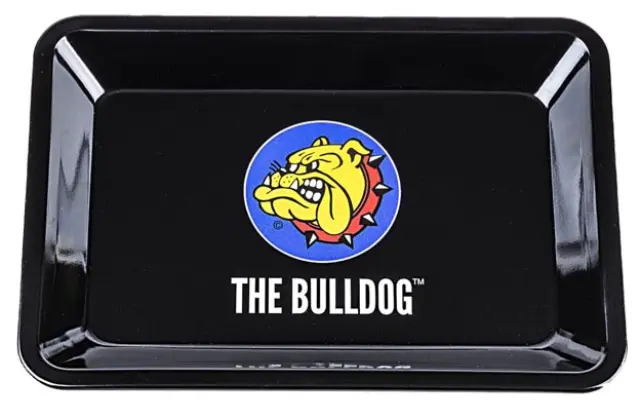 The Bulldog Rolling Tray Δίσκος Μαύρος Mini (12x18cm)