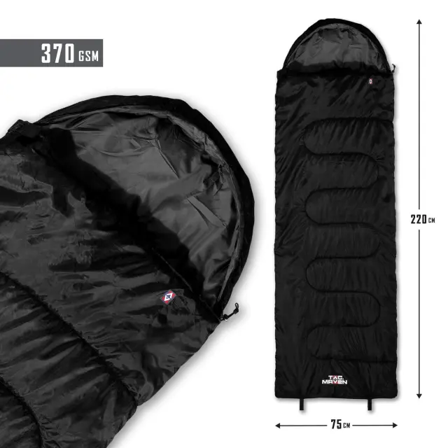 TAC MAVEN Major Sleeping Bag 370GR/M²-Υπνόσακος (Θερμοκρασία Άνεσης 10°C) - 06Ε-RAL7013 3