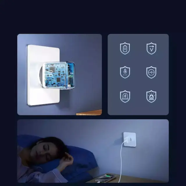 Joyroom Φορτιστής Χωρίς Καλώδιο με Θύρα USB-C 20W Power Delivery / Quick Charge 3.0 Λευκός (JR-TCF20) 3
