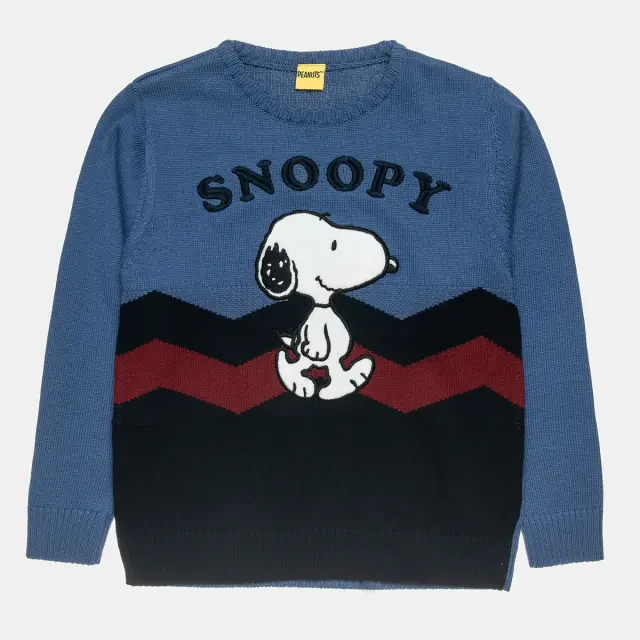 Πουλόβερ Snoopy με κέντημα