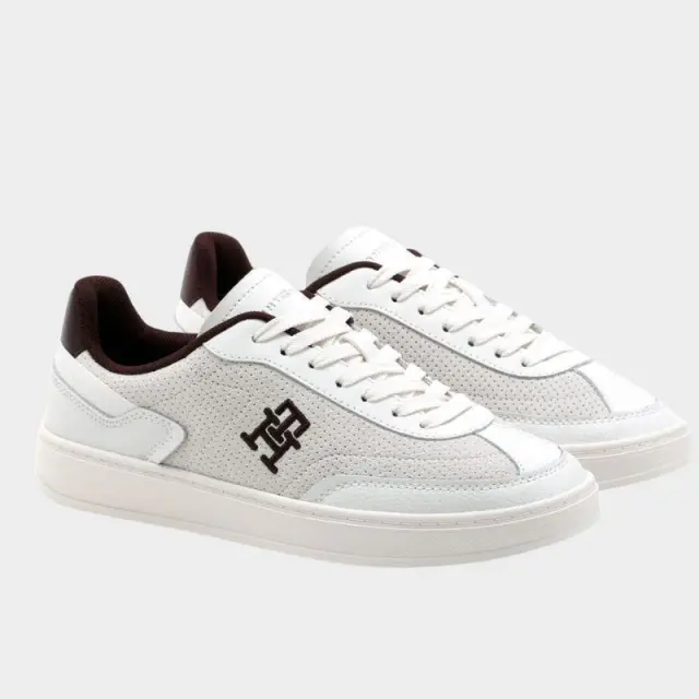 Tommy Hilfiger - Γυναικεία Sneakers Th Monogram Colour-Blocked FW0FW08380-0K6 Λευκό - 41 2