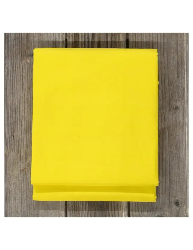Σεντόνι Unicolors - Yellow Κίτρινο Υπέρδιπλο 240x260