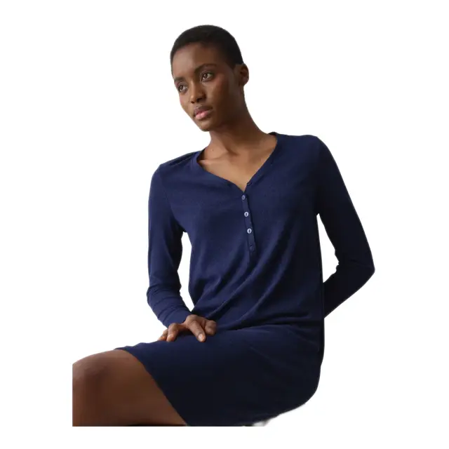 Triumph Γυναικείο Νυχτικό Mix & Match NDK Soft, Χρώμα Μπλε 3
