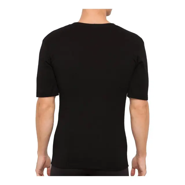 FMS Unisex Ισοθερμικό Μπλουζάκι Κοντό Μανίκι, Χρώμα Μαύρο 2