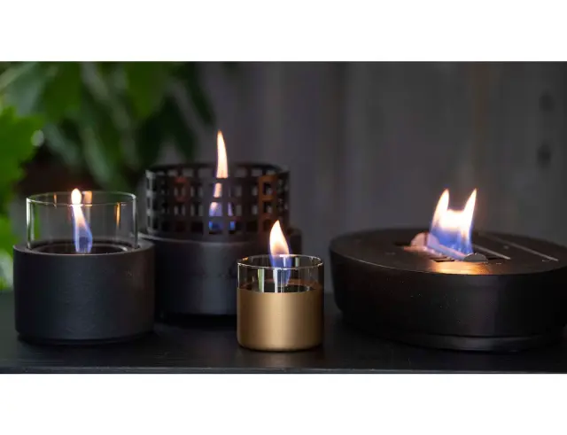 Επιτραπέζια Εστία Φωτιάς Carnation Tenderflame με διάρκεια καύσης 4 - 5 ώρες, χωρητικότητα δεξαμενής 500ml και διαστάσεις 32x22x7cm - Black TF-0609002 3