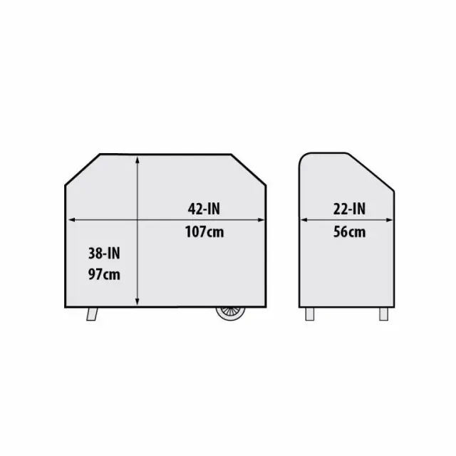 Κάλυμμα Ψησταριάς για Baron Pellet 400 107x56x97 - Broil King 3