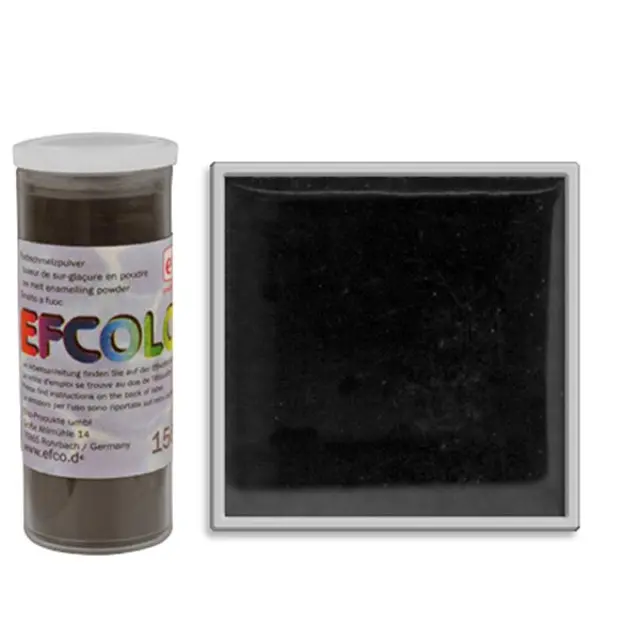 Σμάλτο Μετάλλου Efcolor 150ºC - Black - 10ml