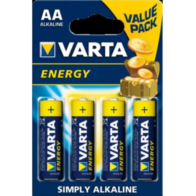 Varta Energy Αλκαλικές Μπαταρίες AA 1.5V 4τμχ (4106) (VART4106)