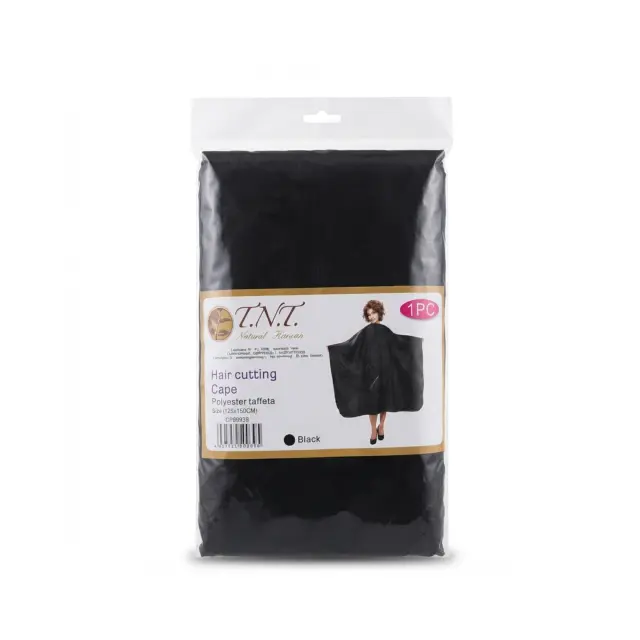 Infinity Care Hair Cape Black - (μαύρη μπέρτα κουρέματος)
