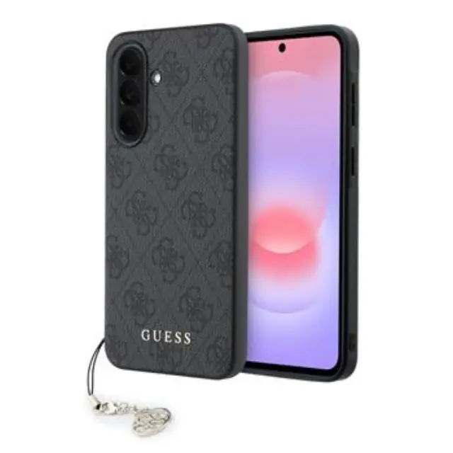 Guess 4G Charm Case for Samsung Galaxy A37 Black