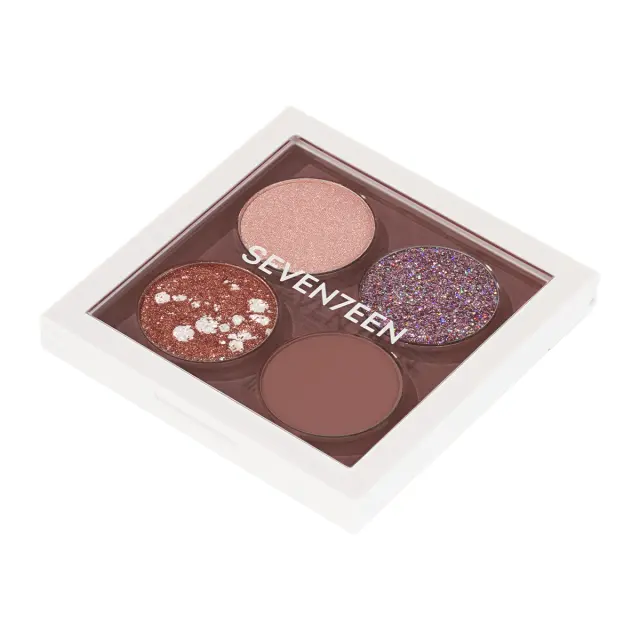 Seventeen Παλέτα Σκιών Ματιών Vibrant Eye Quad Palette 5.7g - Pink Love