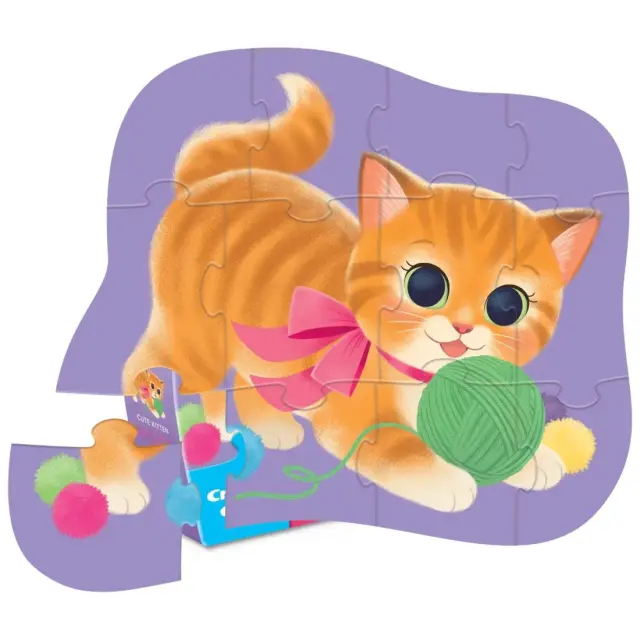 Παιδικό Παζλ Cute Kitten 12 Τεμαχίων - Crocodile Creek, 2+ Ετών 2