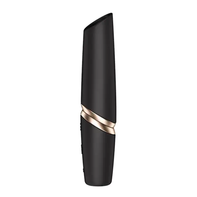 Satisfyer Kiss Wave Mini Κλειτοριδικός Δονητής 12cm Μαύρος 2