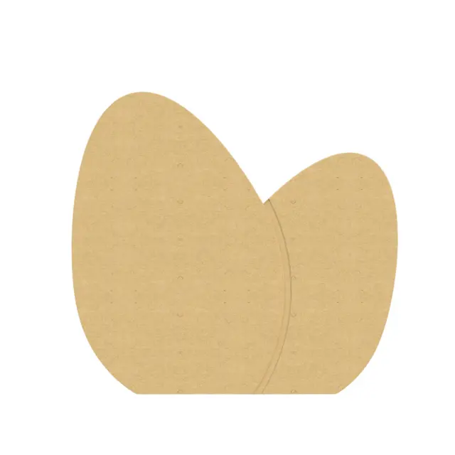 Διακοσμητικό σχέδιο, Αυγά πασχαλινά, MDF, 15x14cm