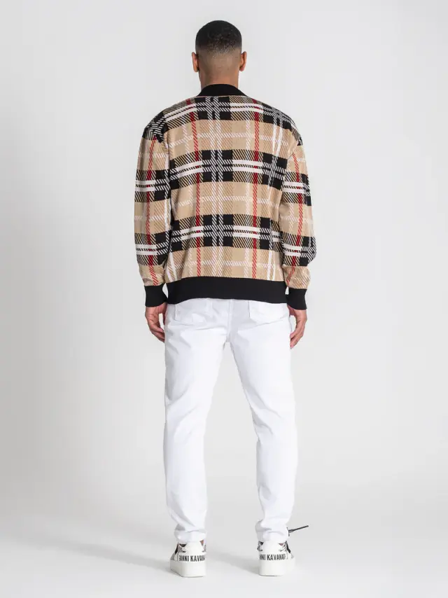 Gianni Kavanagh Ανδρική BRITISH Πλεκτή Ζακέτα – Multicolor - S 2