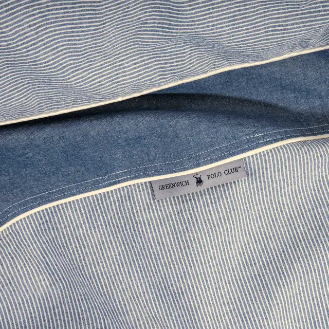 Σετ Σεντόνια 250x270 King Size Essential Greenwich Polo Club 2294 Blue 100% βαμβακερόΧωρίς Λάστιχο 3