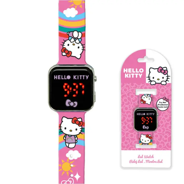Hello Kitty Rainbow Ψηφιακό παιδικό ρολόι LED