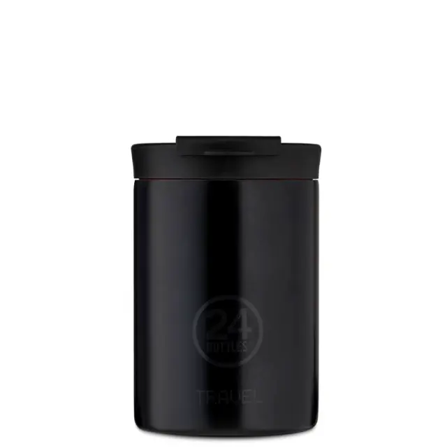 24 Bottles Travel Tumbler 035 L Tuxedo Black 24B629