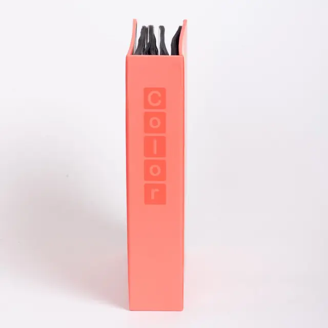Άλμπουμ με θήκες super 100 διαστάσεις : 18x25cm για 100 φωτογραφίες ,15x21 ,15x23 color pastel ροζ CL6910 3
